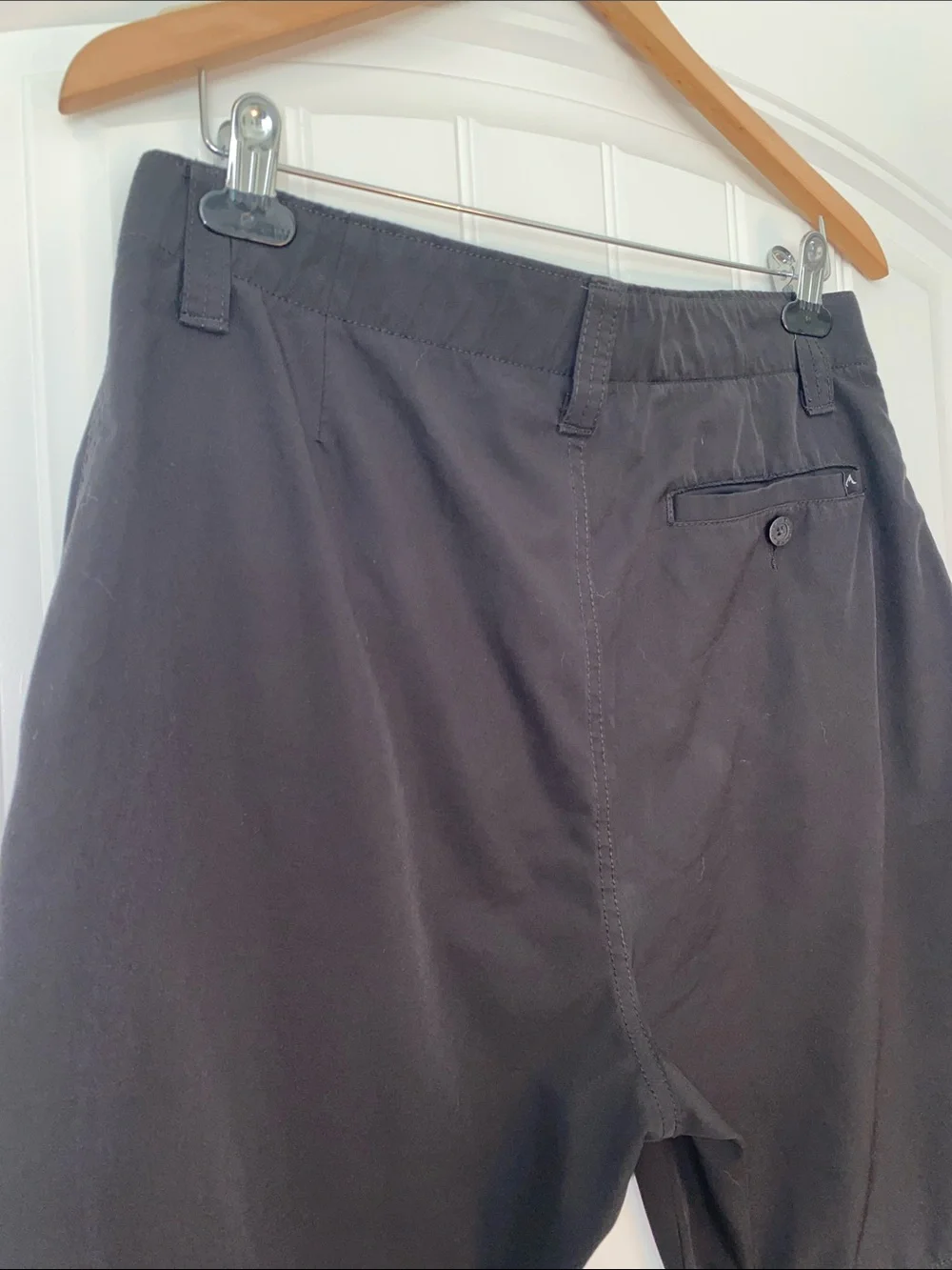 Denali Men's Black Flat-Front Shorts size Waist 32